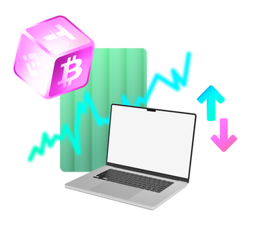 Cryptocurrency and exchange on stock market PNG, SVG