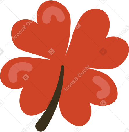 four leaf clover Illustration in PNG, SVG