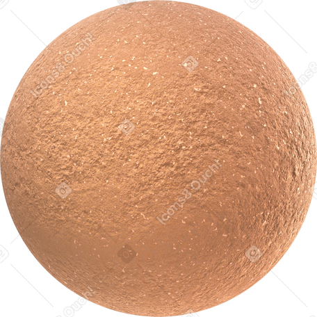 3D stone-textured sphere PNG, SVG