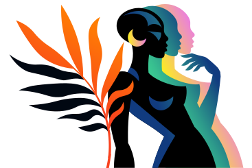 葉を持つ女性 PNG、SVG