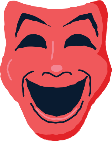 theatrical mask PNG, SVG