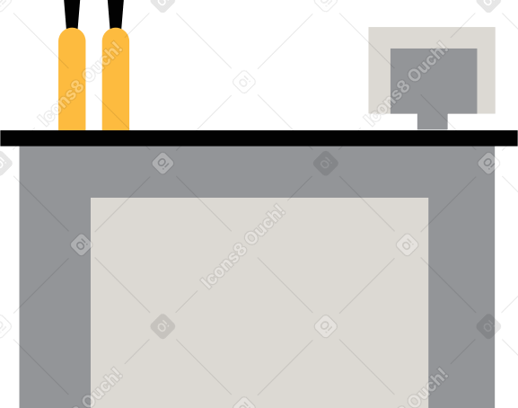 bar counter Illustration in PNG, SVG