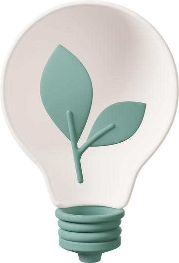 green energy bulb PNG, SVG