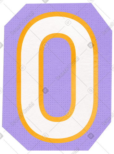 Collage capital letter o PNG, SVG