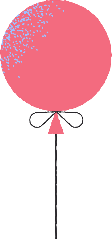 red balloon PNG, SVG