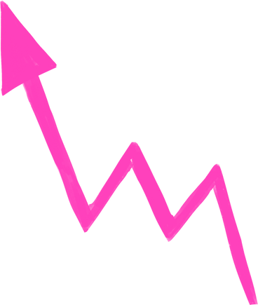 Flecha estadística PNG, SVG