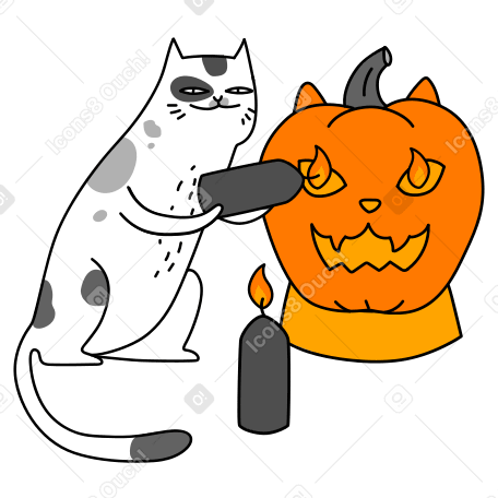 Halloween-streich PNG, SVG