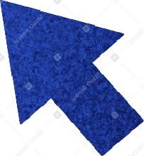 arrow mouse cursor blue Illustration in PNG, SVG