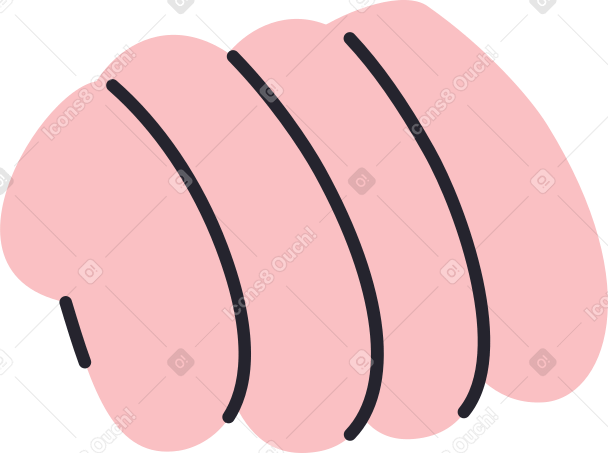 four fingers for lying on top of something PNG, SVG
