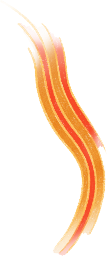 small colored wavy trail PNG, SVG
