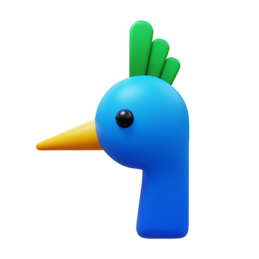 peacock head PNG, SVG