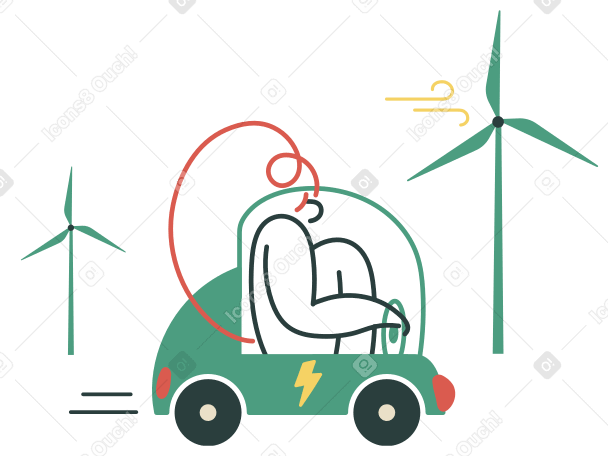 Electric car PNG, SVG