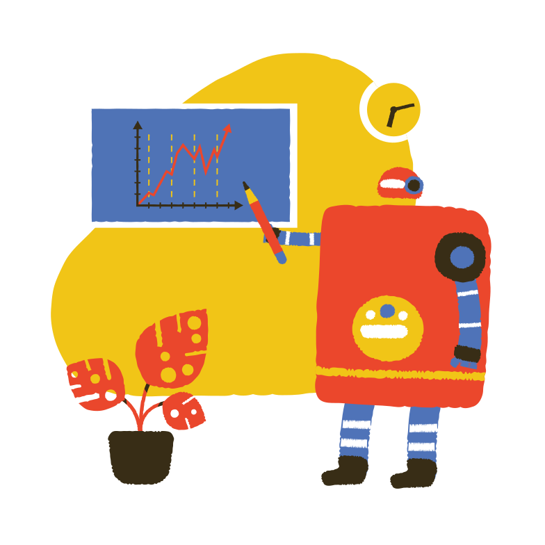 Robot teacher Clipart illustration in PNG, SVG