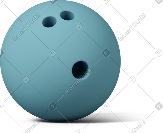 3D bowling ball PNG, SVG