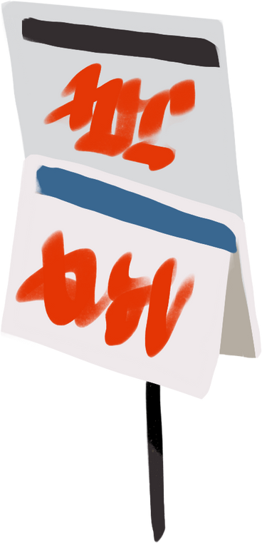 sign with red price tags PNG, SVG