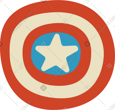 Superhero shield PNG, SVG