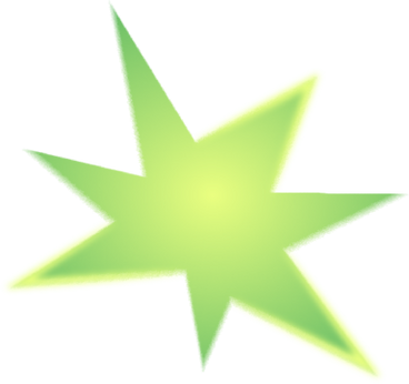 Green star PNG, SVG