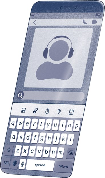 phone screen with message from service PNG, SVG