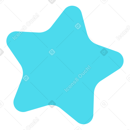 étoile bleue PNG, SVG