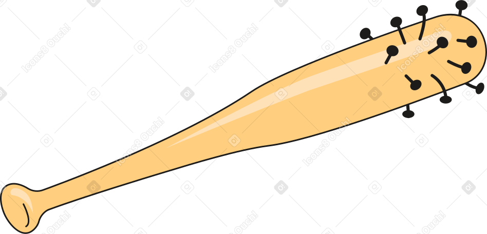 baton Illustration in PNG, SVG