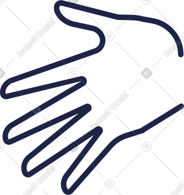 Hand palm PNG, SVG