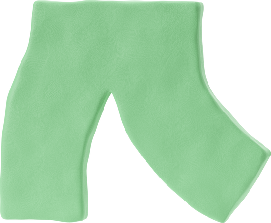 Light green pants Illustration in PNG, SVG