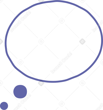 white and purple speech bubble Illustration in PNG, SVG