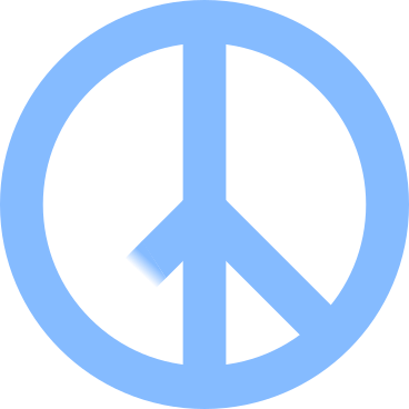 pacifist peace sign painted with graffiti PNG, SVG