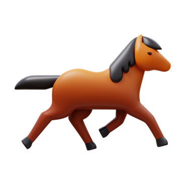 trotting horse PNG, SVG