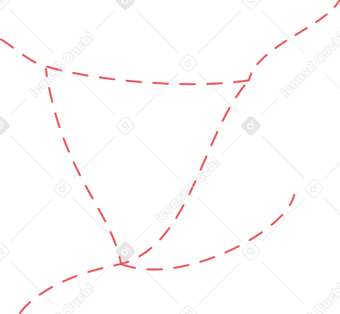 lignes en pointillé PNG, SVG