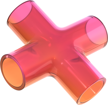 glass cross pipe PNG, SVG