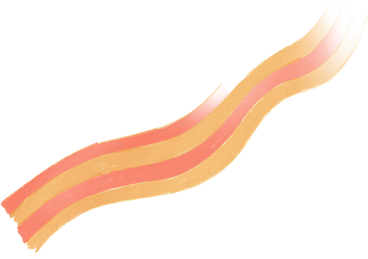 transparent wavy shape in red and yellow PNG, SVG