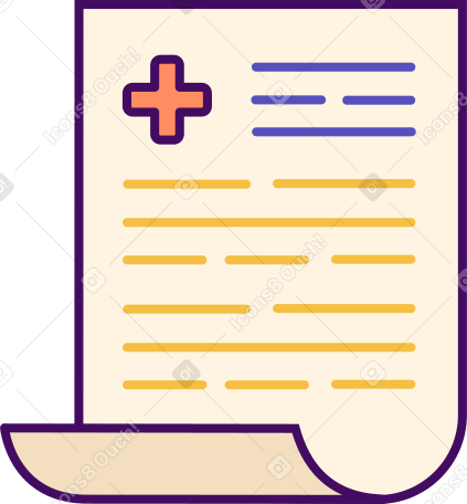 медицинский документ в PNG, SVG