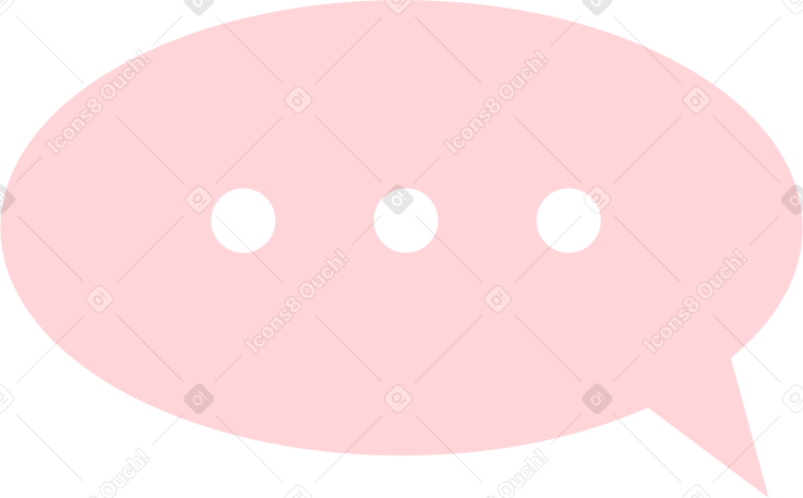 bulle rose PNG, SVG