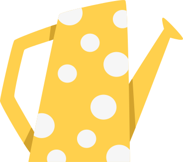 yellow watering can PNG, SVG