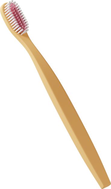 Желтая зубная щетка в PNG, SVG