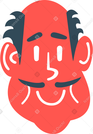 male head PNG, SVG
