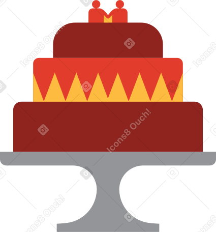 свадебный пирог в PNG, SVG