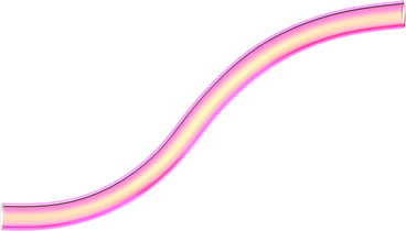 curved long glass tube PNG, SVG