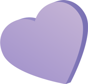 cœur violet PNG, SVG