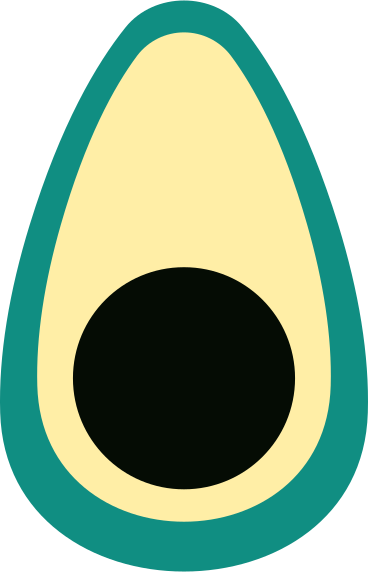 avocado PNG, SVG