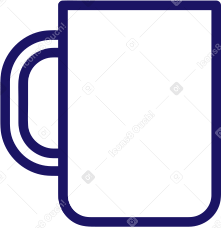 Taza blanca PNG, SVG