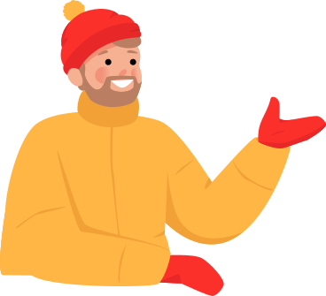 man in winter clothes PNG, SVG