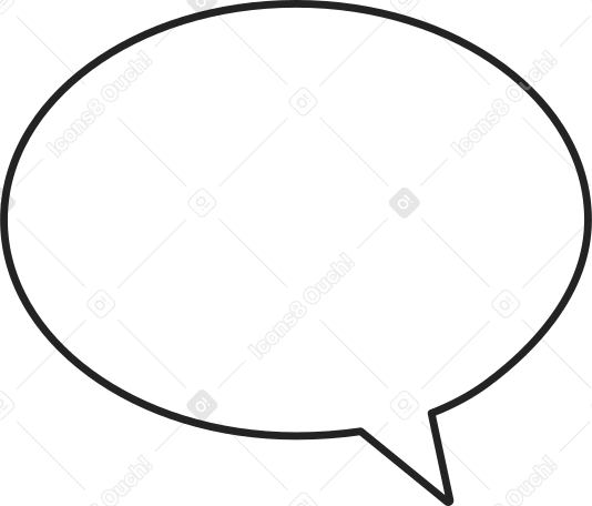 speech bubble PNG, SVG