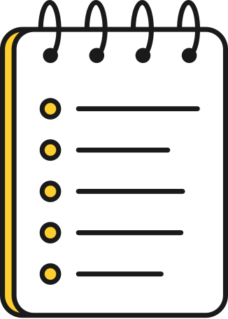 pad with list Illustration in PNG, SVG