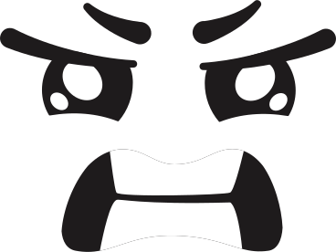 angry emotion PNG, SVG