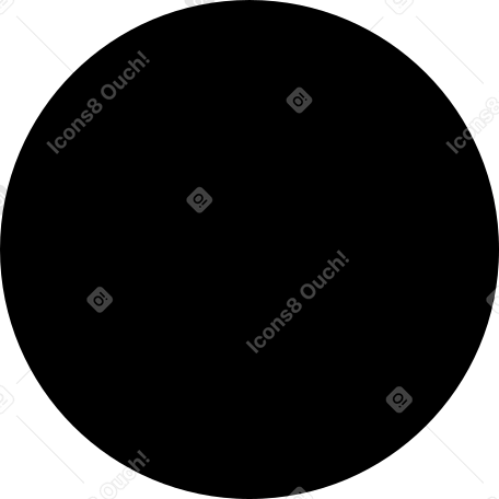 black circle PNG, SVG