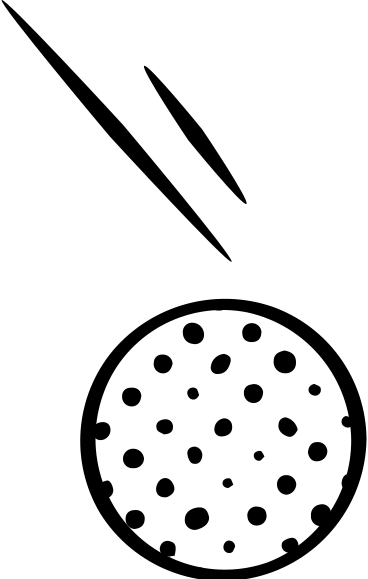 polka dot molecule PNG, SVG