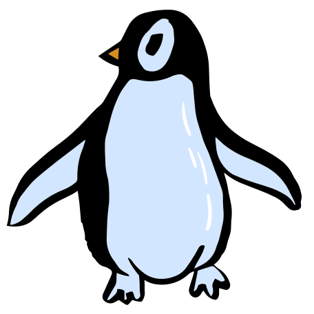 Illustration Stands de pingouin aux formats PNG, SVG