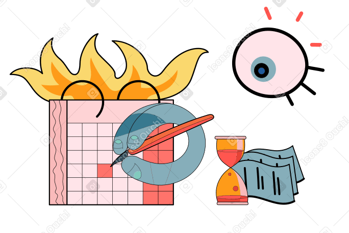 締め切り のpngとsvgでのイラスト